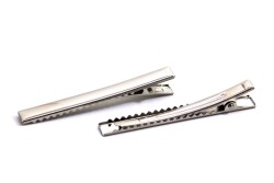 10 Adet - 6.5 cm Nikel Kaplama Maşa Toka, Pens Toka, Timsah Toka, Saç Tokası, 1.Kalite, Yerli Üretim - YF Hobi