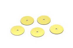 10 Gram - 14 mm, Plastik Payet Pul, Ortadan Delik Takı, Kumaş ve Süsleme Pulu ( 10 Gram - Yaklaşık 130 Adet ) - 28